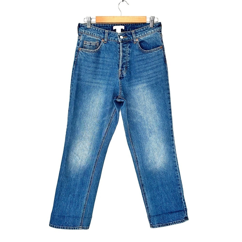 H&M Hidden Button Fly Jeans Size 8